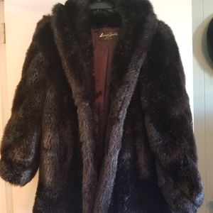 American Signature faux mink coat